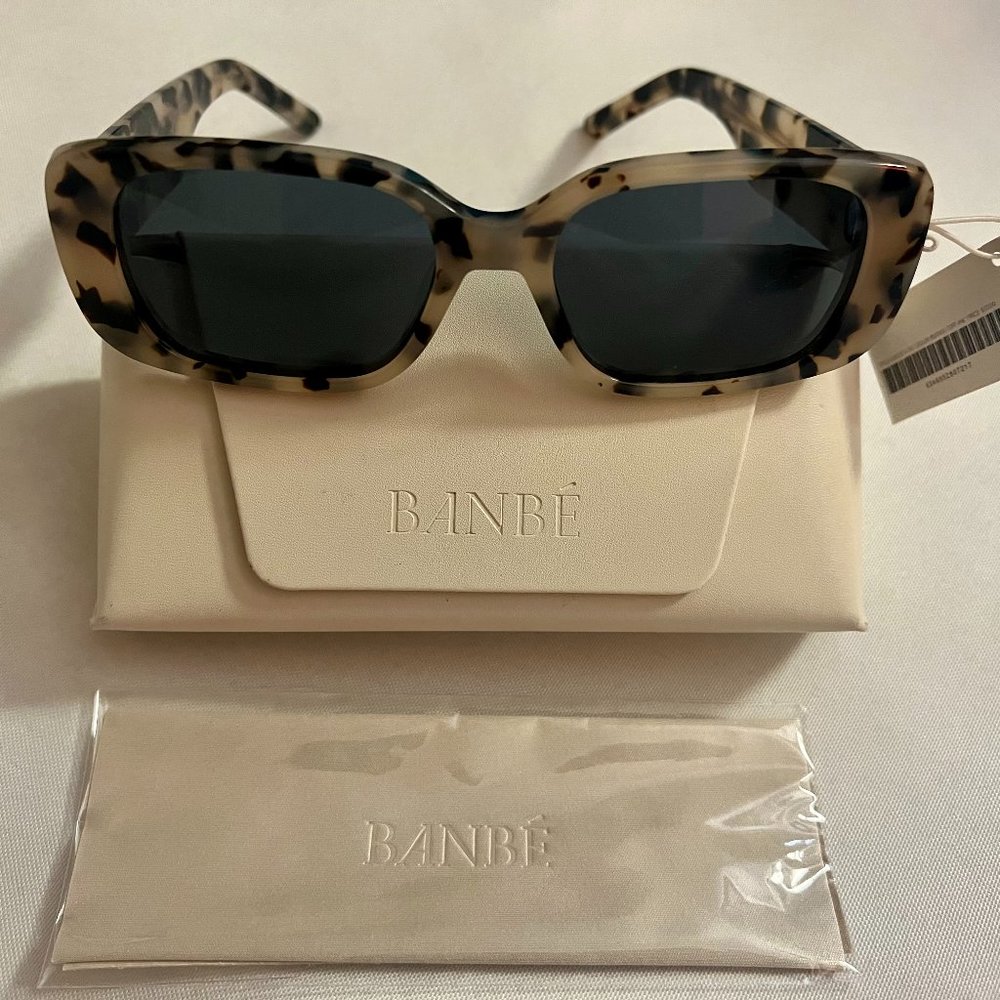 BANBÉ THE HEATHERTON SUNGLASSES BLONDE TORT-INK